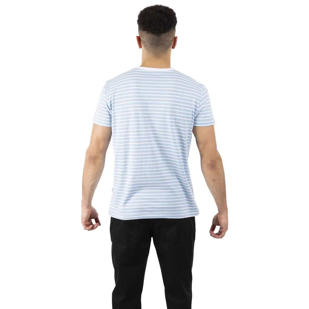 Trespass Triplex Kortarmet T-skjorte, Sky blue stripe / navy marl / denim