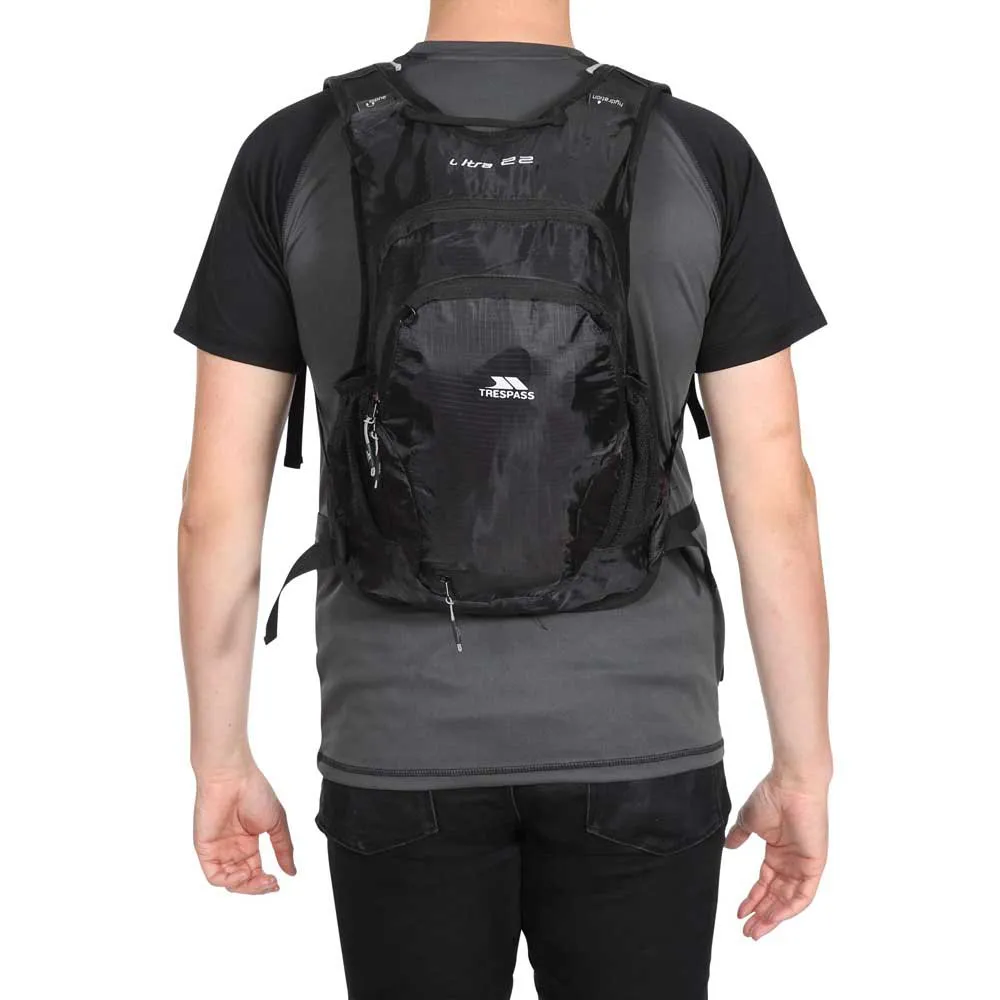 Trespass Ultra 22l Ryggsekk, Black Trespass Ultra 22l Ryggsekk, Black