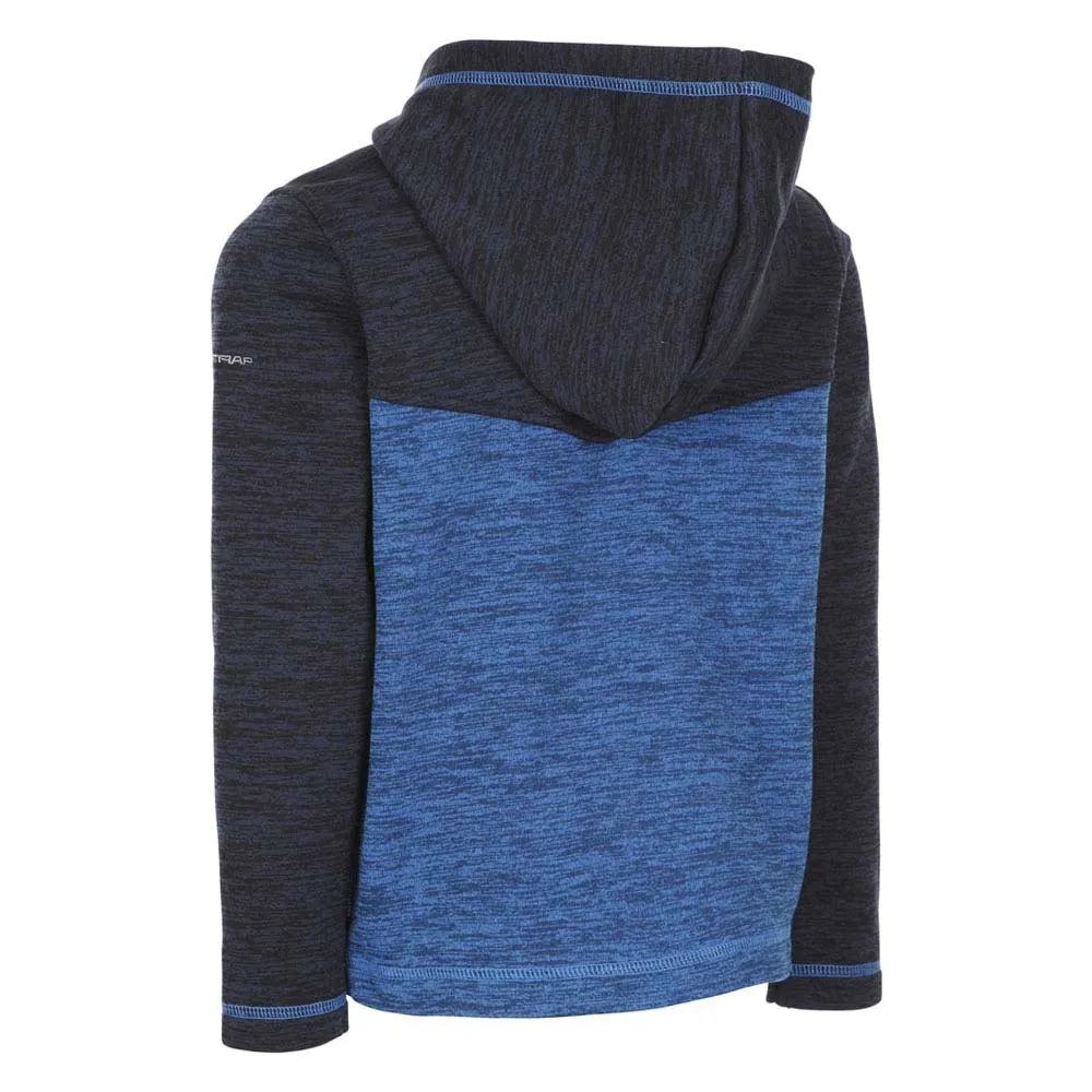 Trespass Value Fleecejakke Med Hette, Navy, 5-6Y Trespass Value Fleecejakke Med Hette, Navy, 5-6Y
