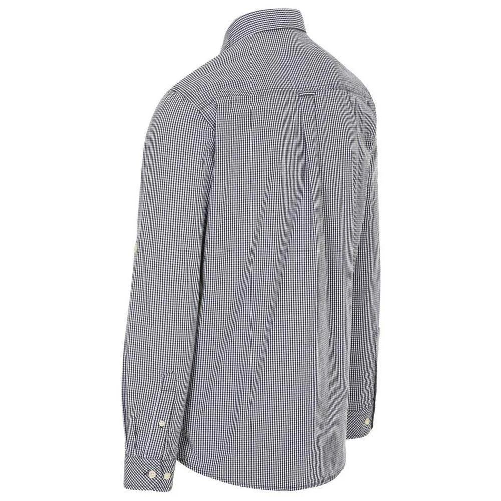 Trespass Yaddlethorpe Skjorte Med Lange Ermer, Black gingham