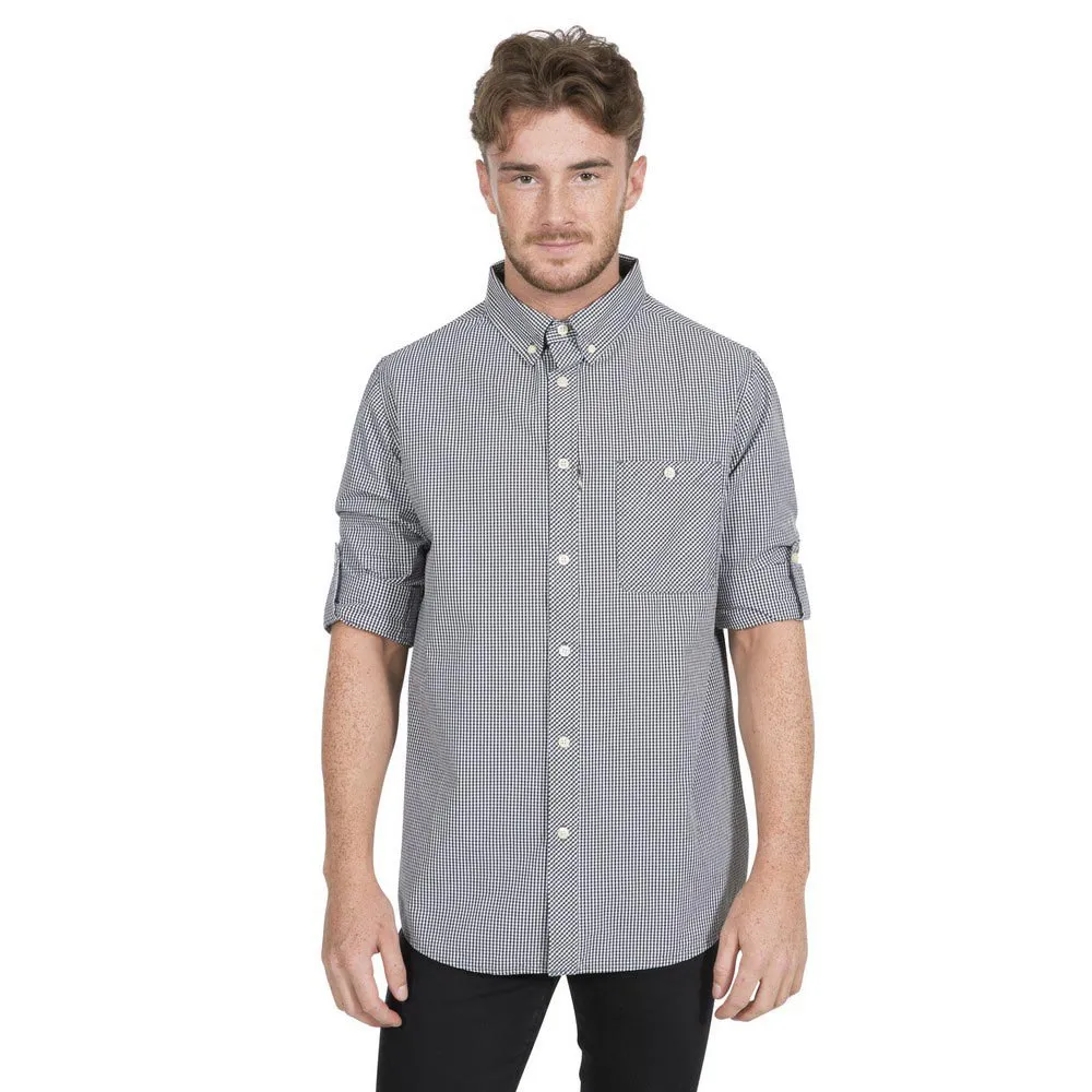 Trespass Yaddlethorpe Skjorte Med Lange Ermer, Black gingham