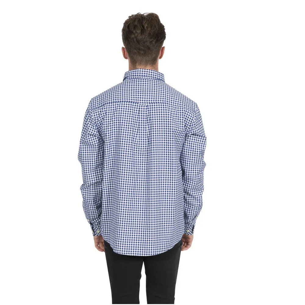 Trespass Yafforth Skjorte Med Lange Ermer, Blue check Trespass Yafforth Skjorte Med Lange Ermer, Blue check