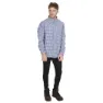 Trespass Yafforth Skjorte Med Lange Ermer, Blue check