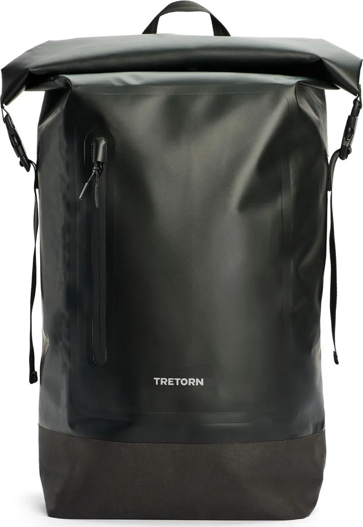 Tretorn Unisex Lya Rolltop Waterproof, Jet black