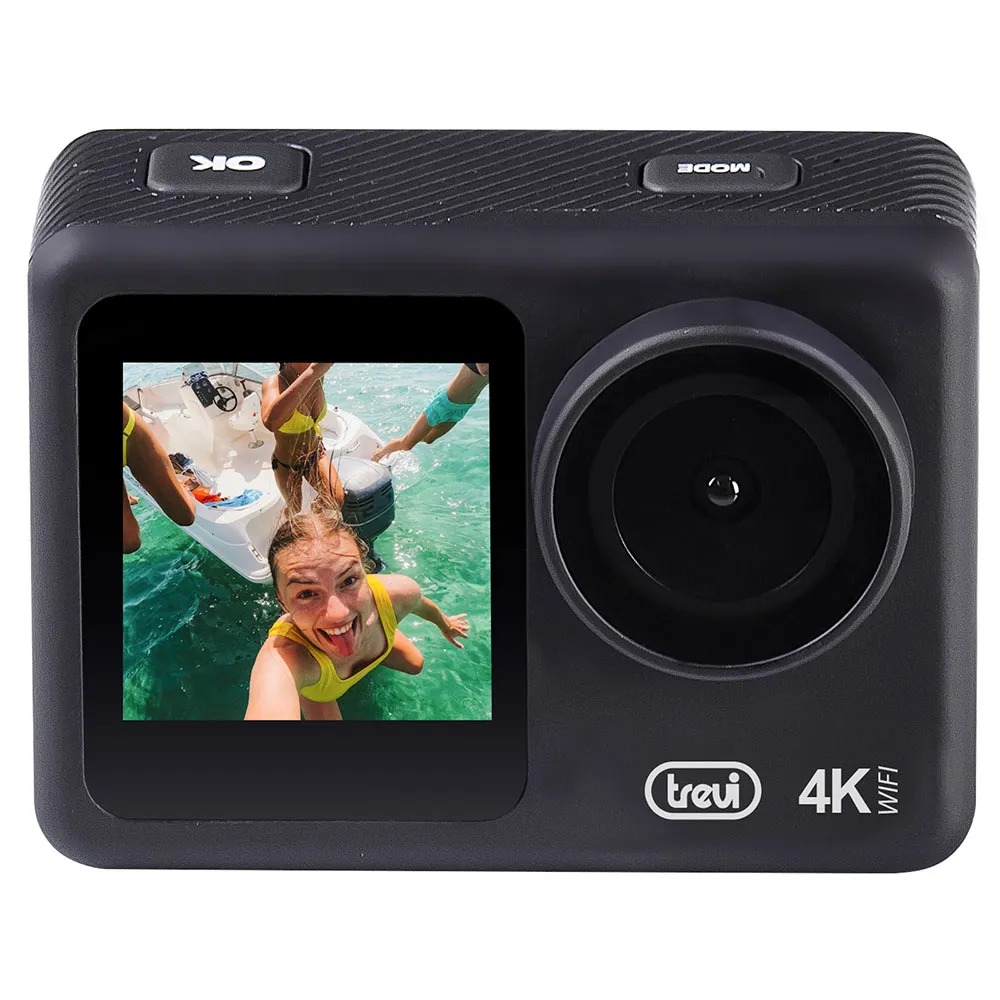 Trevi Go 2550 4k Actionkamera, Black, One Size, EU Plug 220V