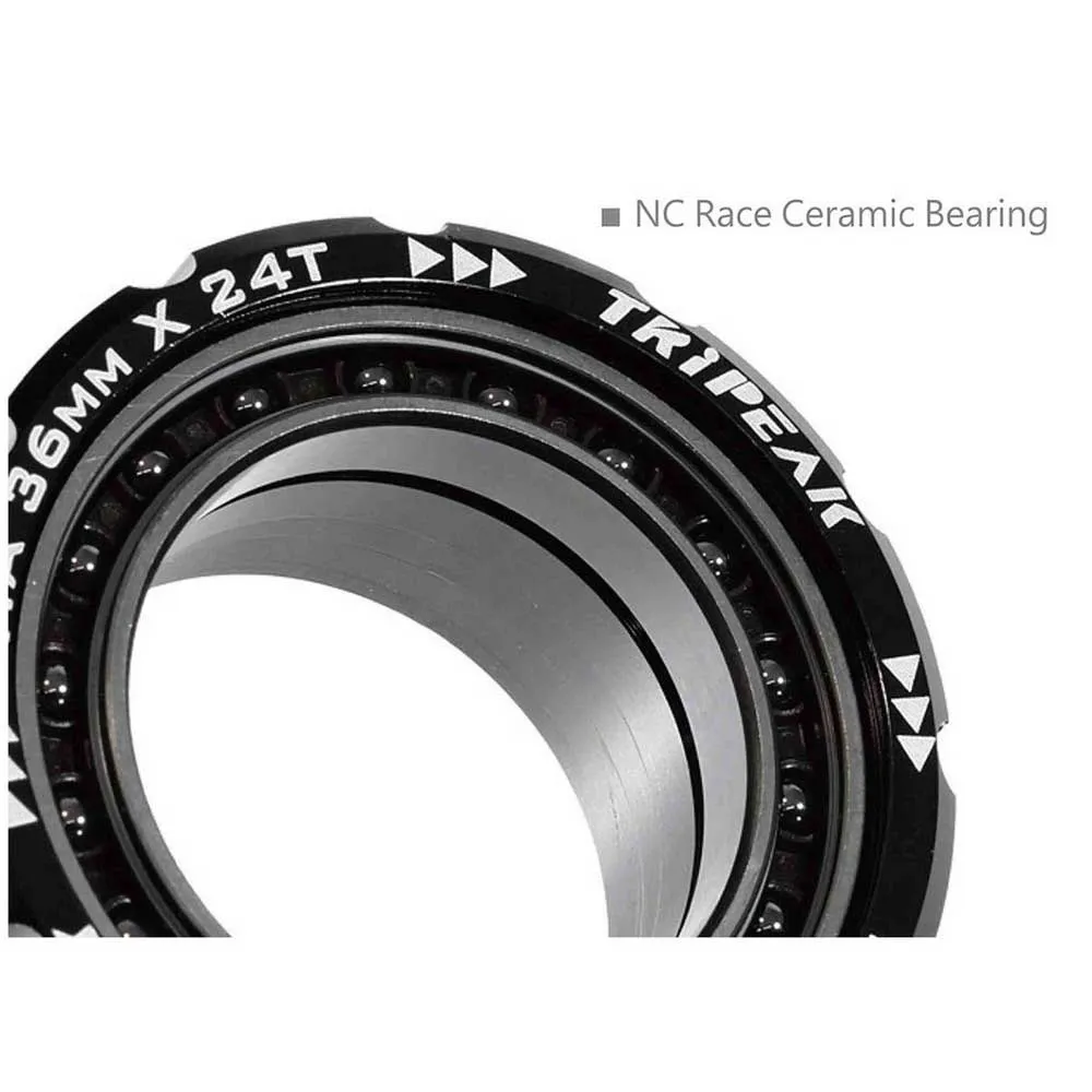Tripeak Jetstream Pro T47/sh/sram Dub/rotor 3d Ceramic Kranklagerkopper, Black / black, 85.5mm Tripeak Jetstream Pro T47/sh/sram Dub/rotor 3d Ceramic Kranklagerkopper, Black / black, 85.5mm