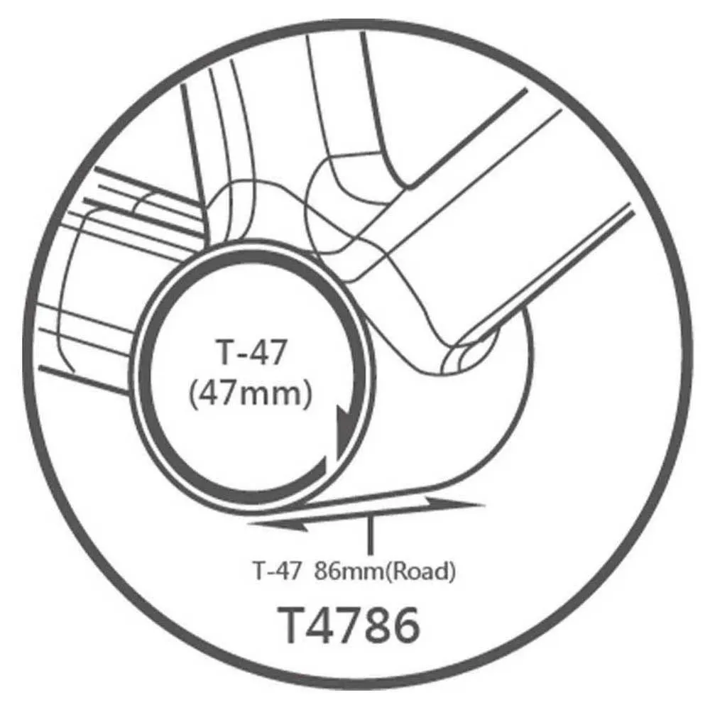 Tripeak Jetstream Pro T47/sh/sram Dub/rotor 3d Ceramic Kranklagerkopper, Black / black, 85.5mm Tripeak Jetstream Pro T47/sh/sram Dub/rotor 3d Ceramic Kranklagerkopper, Black / black, 85.5mm