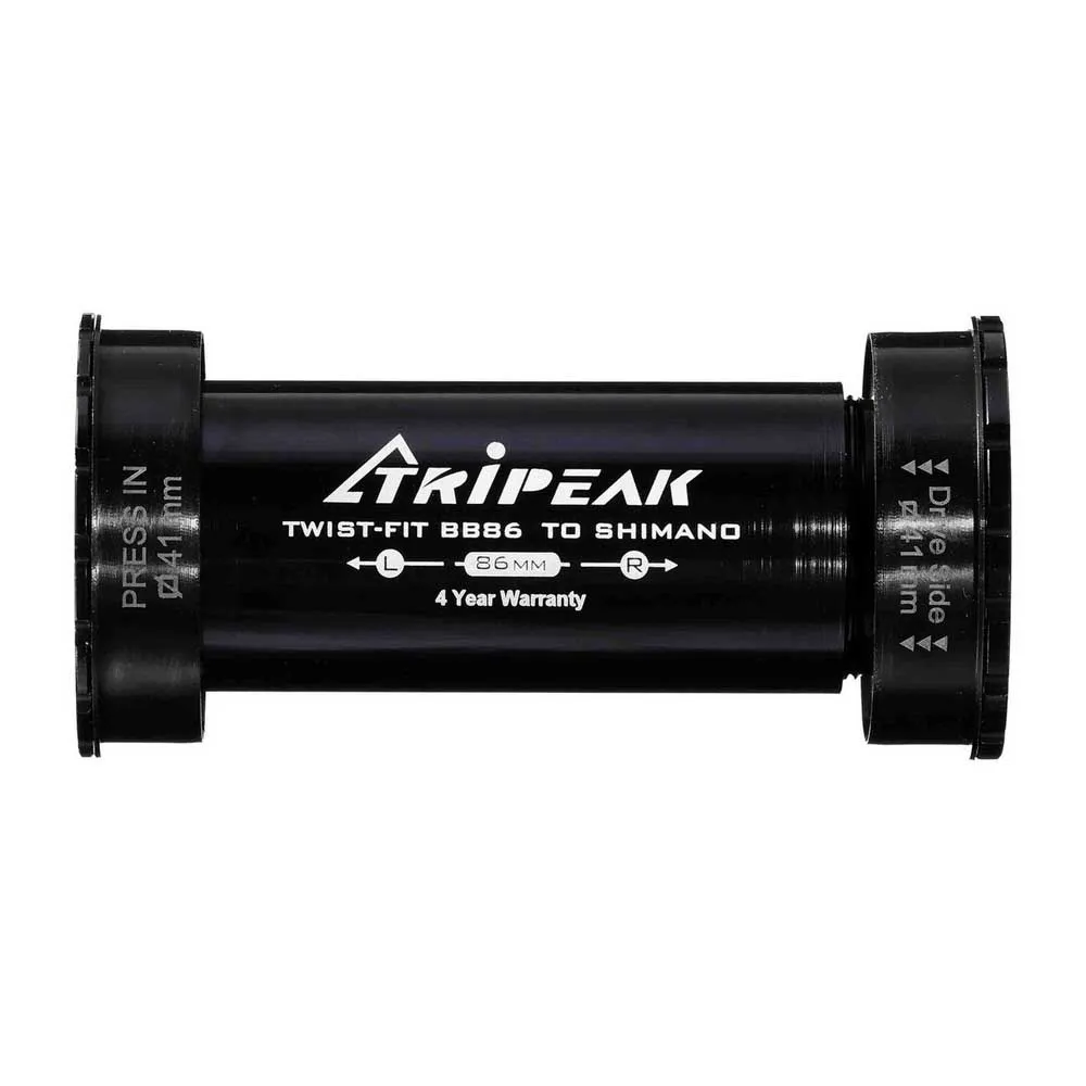 Tripeak Jetstream Pro Twistfit 41 Mm/bb86 Shimano 24 Mm Ceramic Kranklagerkopper, Black, 86mm Tripeak Jetstream Pro Twistfit 41 Mm/bb86 Shimano 24 Mm Ceramic Kranklagerkopper, Black, 86mm
