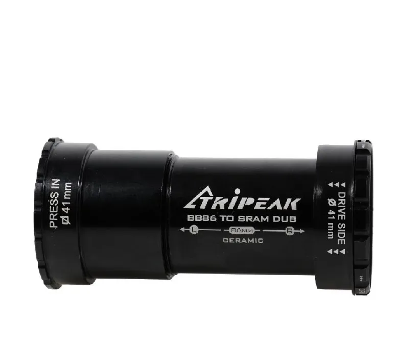 Tripeak krankboks twistfit BB86/92Ø41 3D+ keramiske lager, Black, 86/92mm Tripeak krankboks twistfit BB86/92Ø41 3D+ keramiske lager, Black, 86/92mm