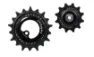 Tripeak Oversized pulleyhjul Jetstream pro keramiske lager Shimano R71XX, 81XX 12T/18T, Black / black, 12-18t