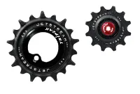 Tripeak Oversized pulleyhjul Jetstream pro keramiske lagre SRAM AXS Force/Rival XPLR 12T/18T Tripeak Oversized pulleyhjul Jetstream pro keramiske lagre SRAM AXS Force/Rival XPLR 12T/18T