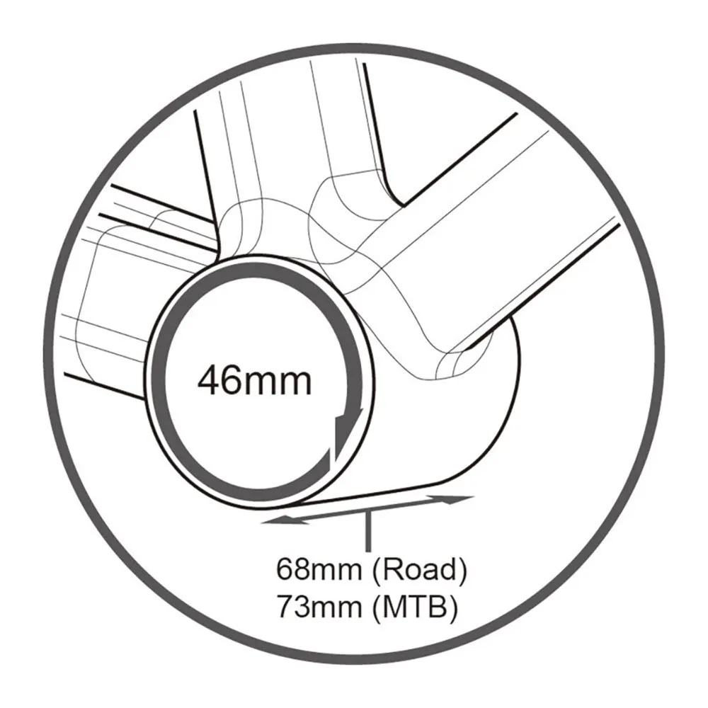 Tripeak Pf30/bb30 Campagnolo Ultratorque Kranklager, Black, 68/73mm
