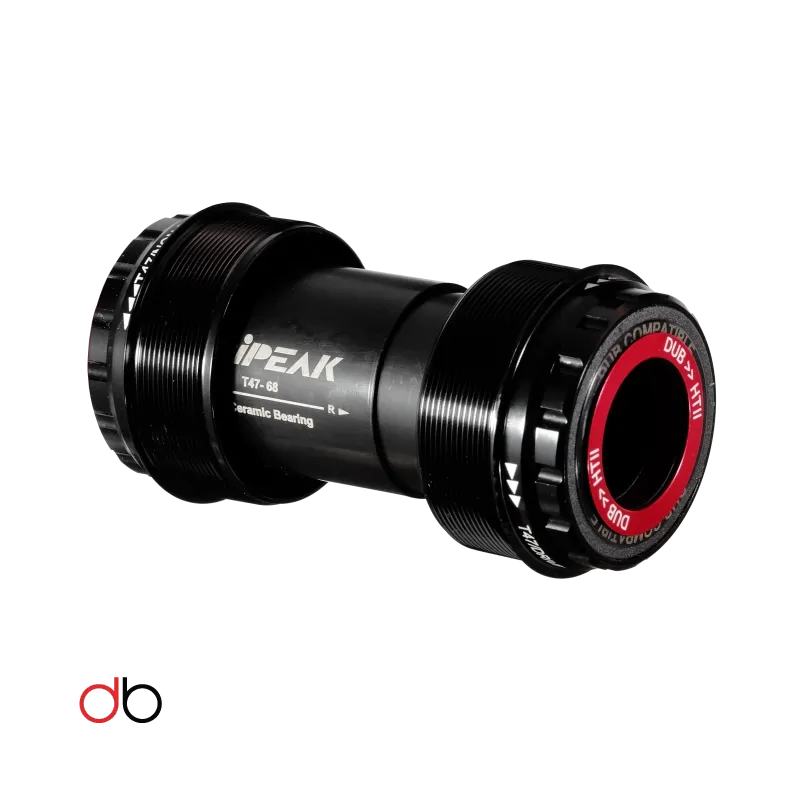 Tripeak T47 3-i-1 krankboks til Shimano G5 keramiske lager, Black, 68/73mm