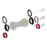 Tripeak Twist Fit Bb30 Shimano/sram Dub/rotor 3d Ceramic Kranklagerkopper, Black, 68/73mm