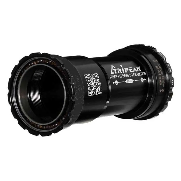 Tripeak Twist Fit Bb86 Sram Dub Steel Kranklagerkopper, Black, 86/92mm Tripeak Twist Fit Bb86 Sram Dub Steel Kranklagerkopper, Black, 86/92mm