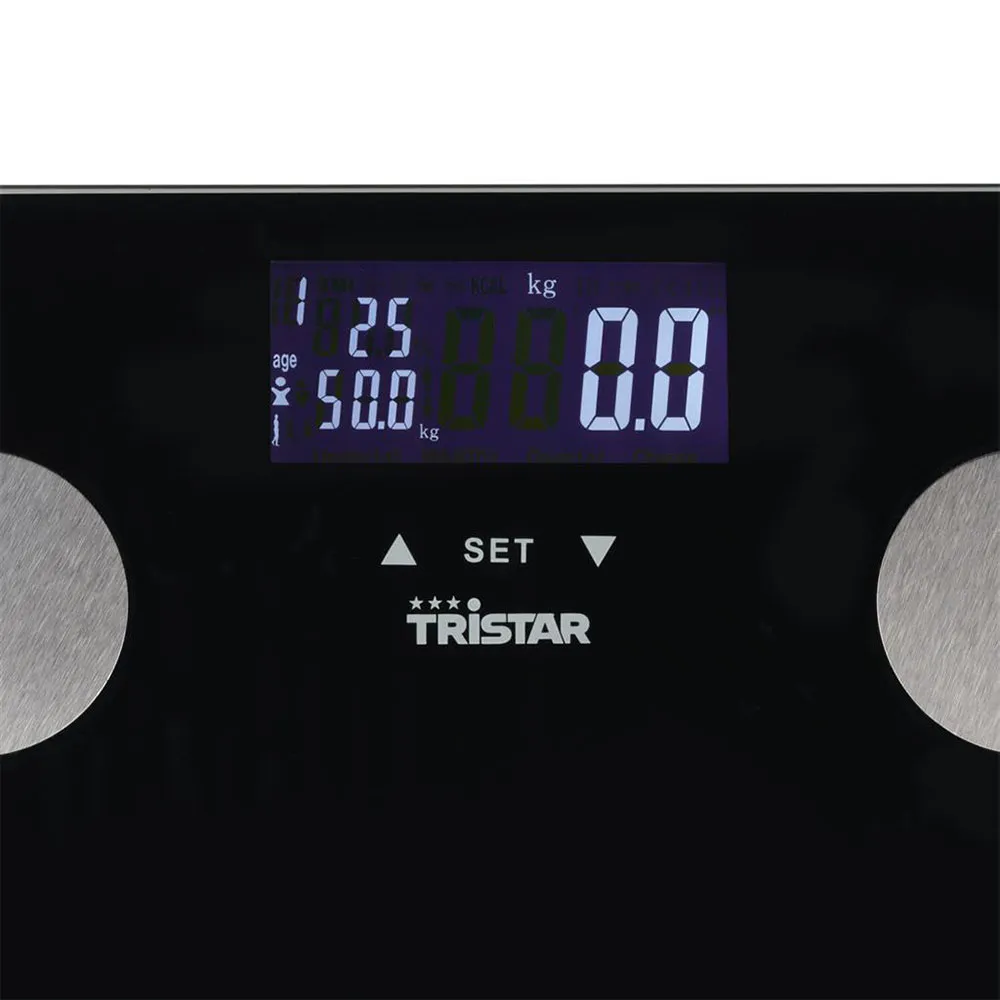 Tristar Wg-2442 Vekt, Black / glass, One Size Tristar Wg-2442 Vekt, Black / glass, One Size