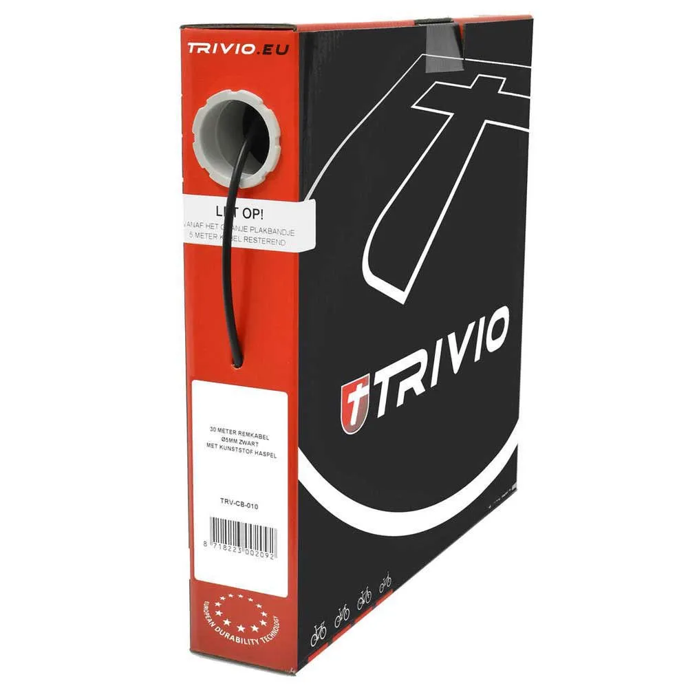 Trivio Bremsekabelstrømpe 30 M 5 Mm, Black, One Size