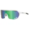 Trivio Hyperion Solbriller, White, Mirror Green/CAT3