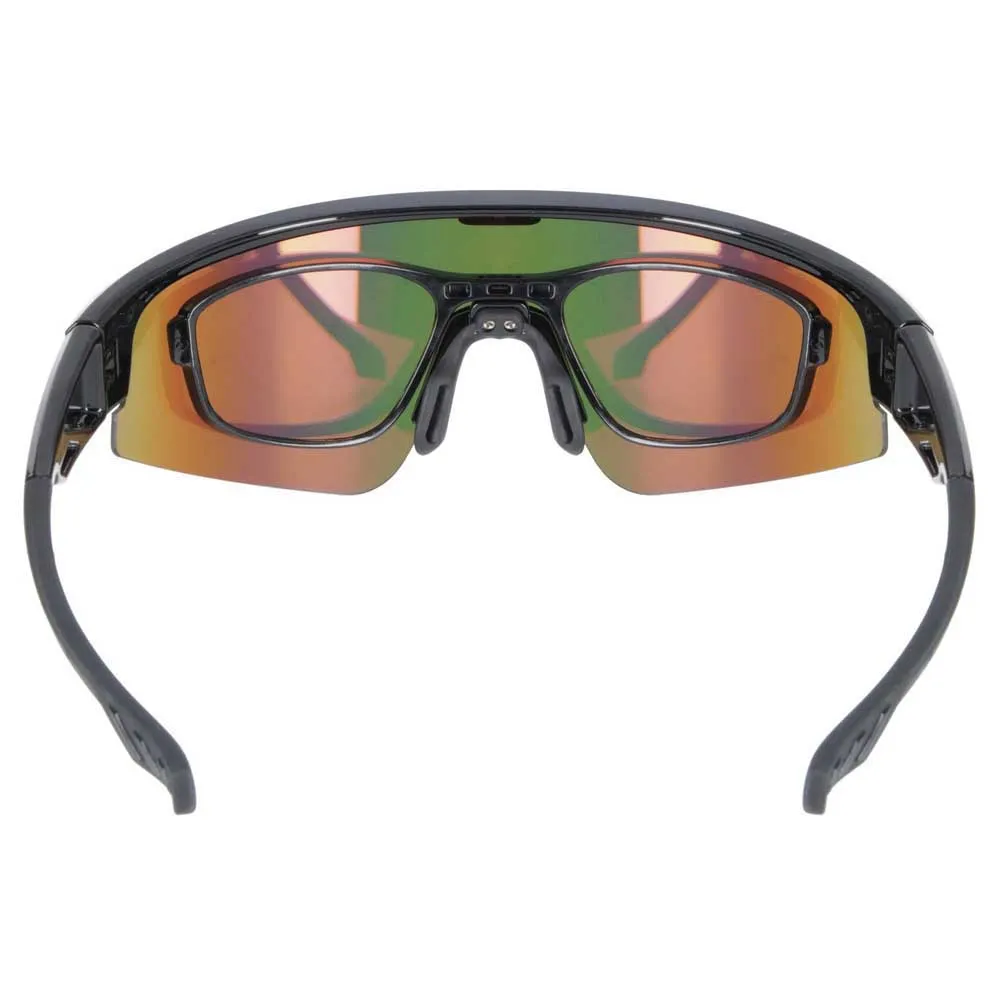 Trivio Octo Solbriller, Black, Revo Pink Mirror/CAT3