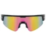 Trivio Octo Solbriller, Black, Revo Pink Mirror/CAT3