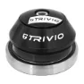 Trivio Pro Full 45/45 15mm Styrelager, Black / silver, 1 1/8-1 1/4"
