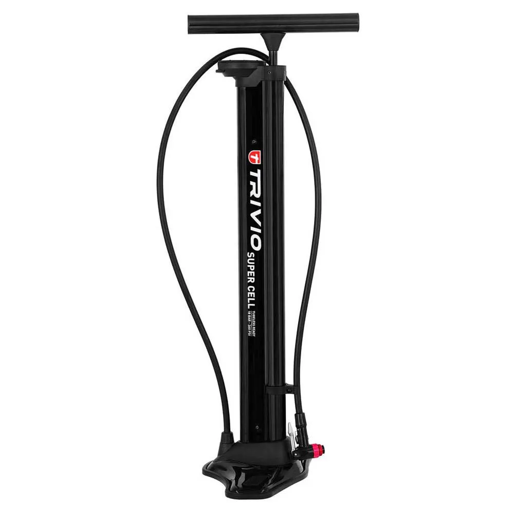 Trivio Super Cell High Pressure Sykkelpumpe Refurbished, Black, 260psi