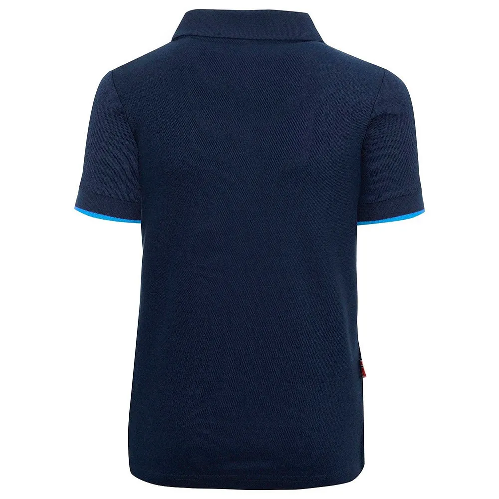 Trollkids Bergen Xt Kortermet Poloskjorte, Navy / light blue, 164cm