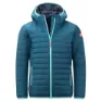 Trollkids Eikefjord Jakke Refurbished, Dark marine / arctic blue / mystic blue, 164cm