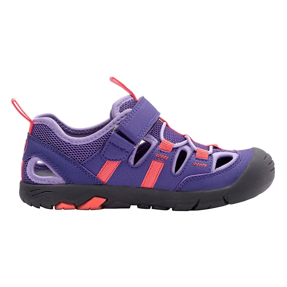 Trollkids Kroksand Sandaler, Dark purple / coral rose, EU 36