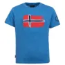 Trollkids Oslo Kortarmet T-skjorte, Medium blue, 164cm