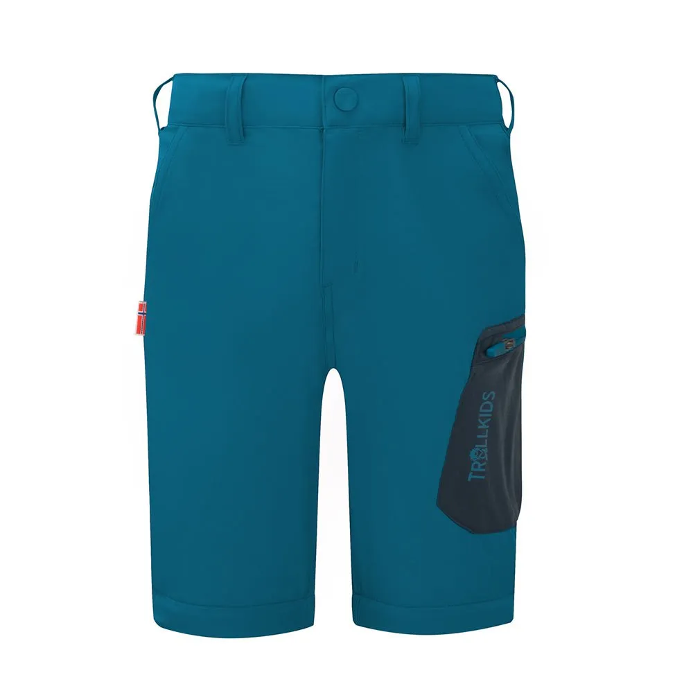 Trollkids Preikestolen Double Zip-off Bukser Refurbished, Atlantic blue / dark navy, 140cm