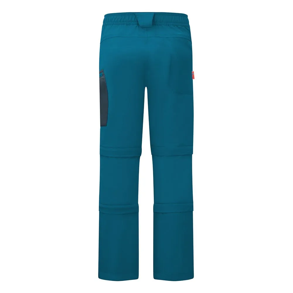 Trollkids Preikestolen Double Zip-off Bukser Refurbished, Atlantic blue / dark navy, 140cm
