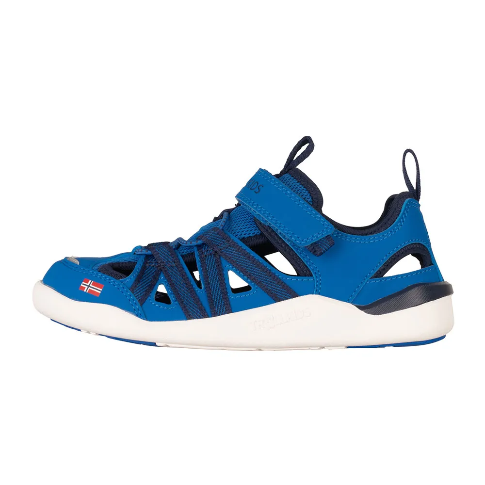 Trollkids Saltfjord Barefoot Sandaler, Alpine blue / dark indigo, EU 28 Trollkids Saltfjord Barefoot Sandaler, Alpine blue / dark indigo, EU 28