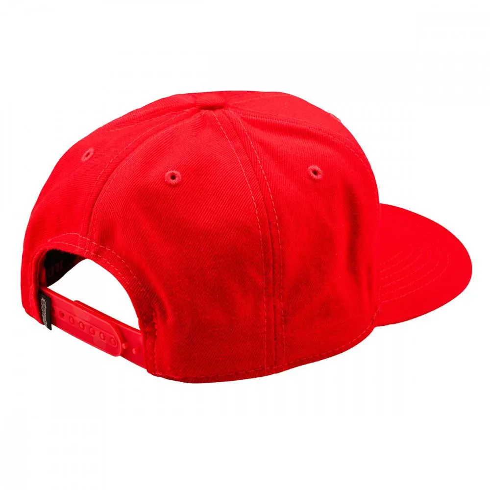 Troy Lee Designs Badge Curved Team Cap, Red