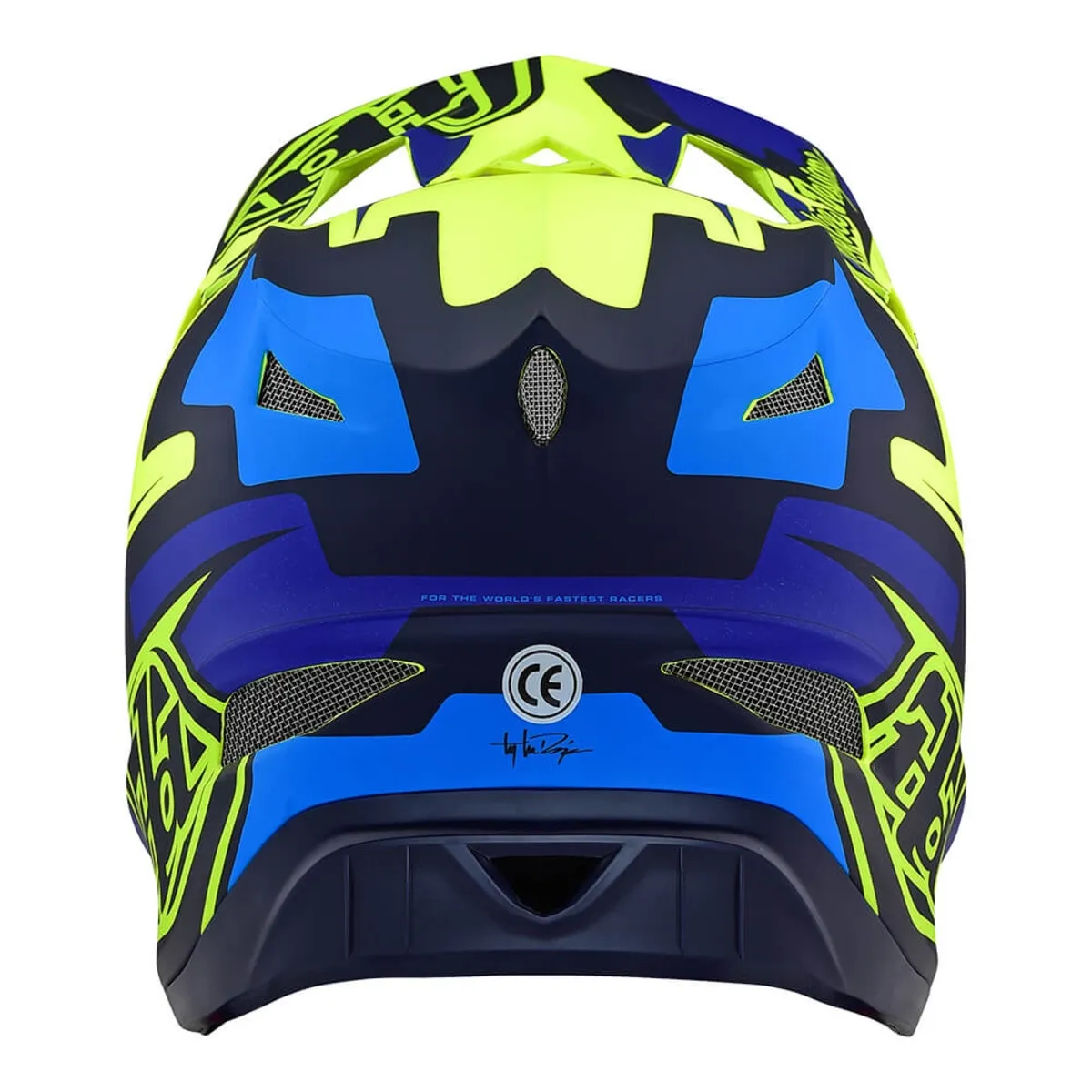 Troy Lee Designs D3 Fiberlite Hjelm, Gul