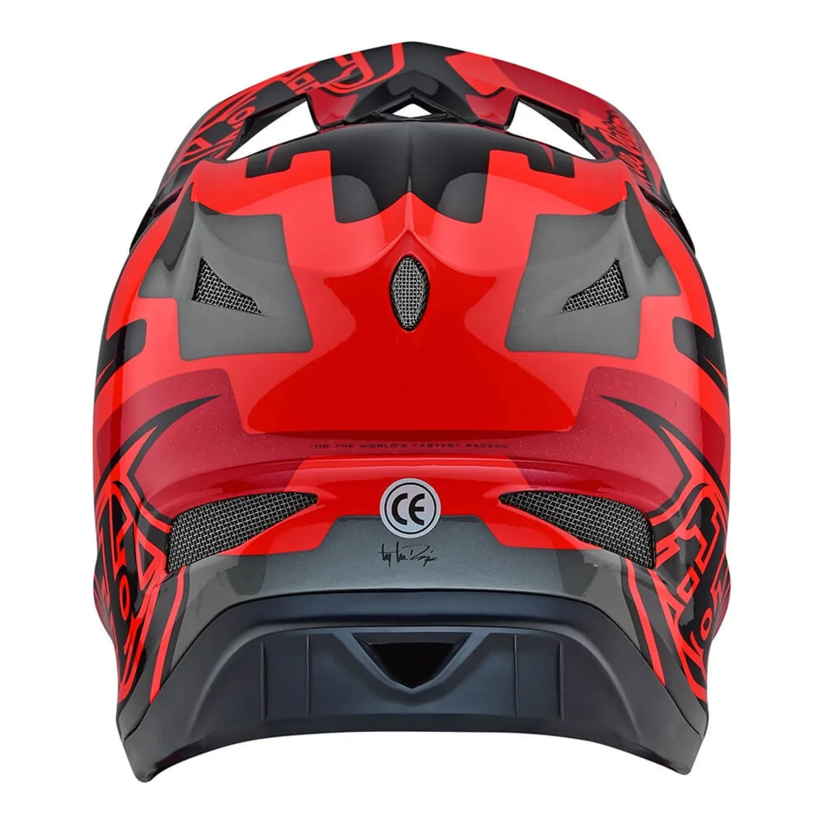 Troy Lee Designs D3 Fiberlite Hjelm, Gul
