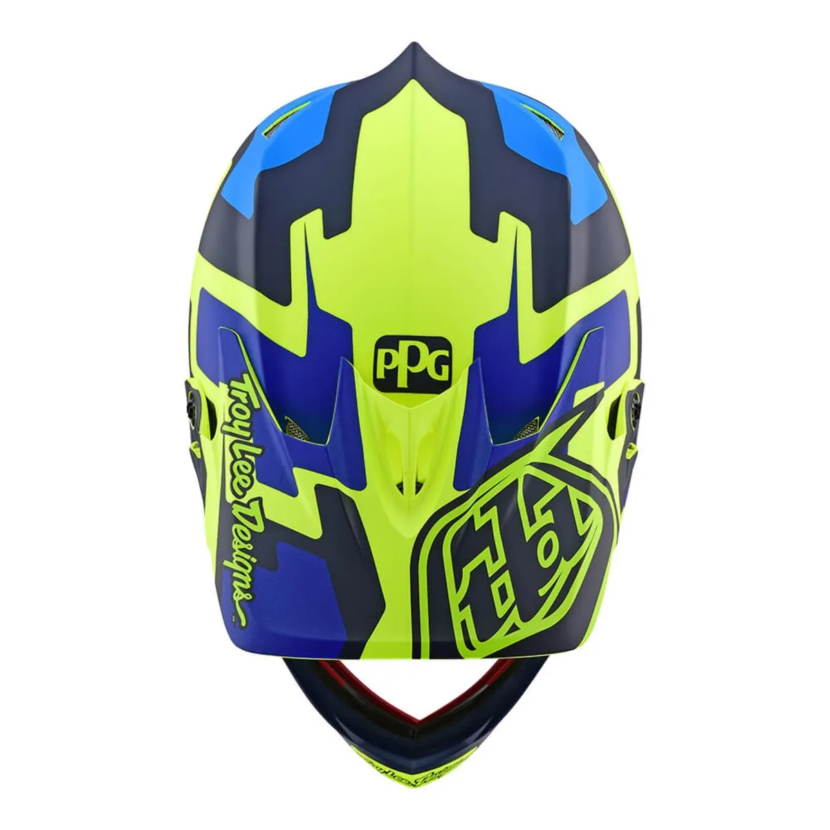 Troy Lee Designs D3 Fiberlite Hjelm, Gul