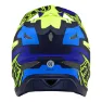 Troy Lee Designs D3 Fiberlite Hjelm, Gul