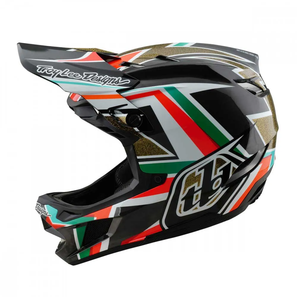 Troy Lee Designs D4 Carbon Nedoverbakke Hjelm Troy Lee Designs D4 Carbon Nedoverbakke Hjelm