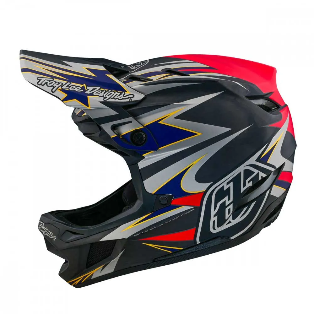 Troy Lee Designs D4 Carbon Nedoverbakke Hjelm Troy Lee Designs D4 Carbon Nedoverbakke Hjelm