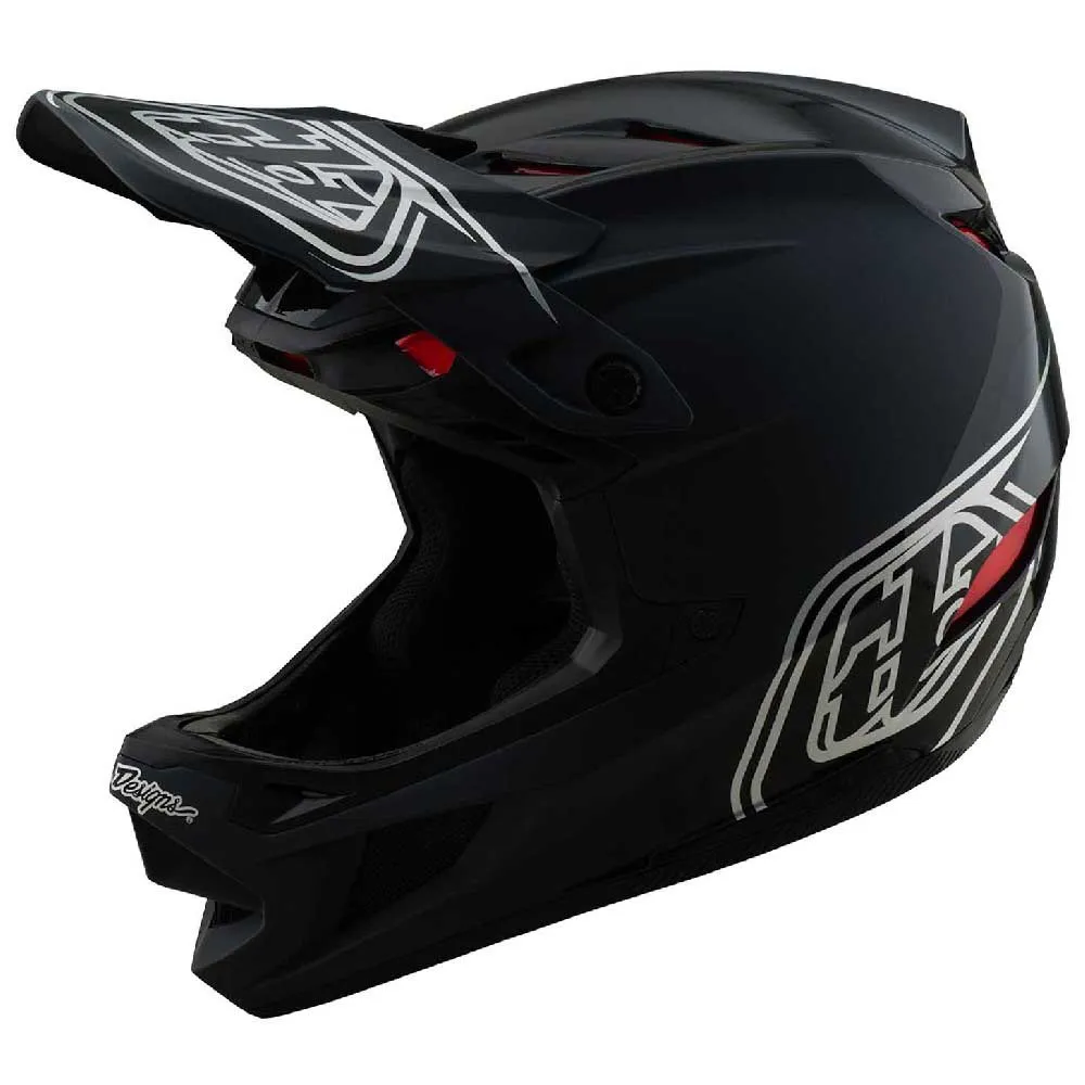 Troy Lee Designs D4 Polyacrylite Nedoverbakke Hjelm