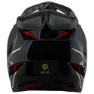 Troy Lee Designs D4 Polyacrylite Nedoverbakke Hjelm