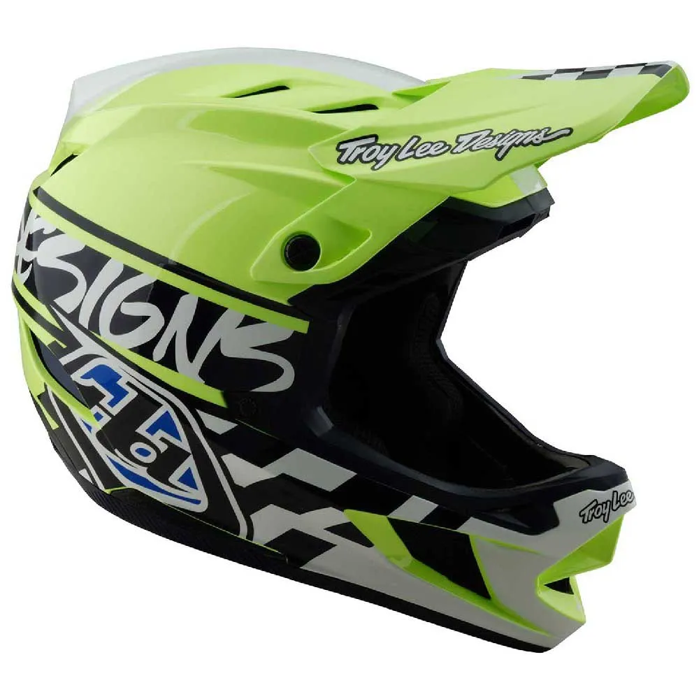 Troy Lee Designs D4 Polyacrylite Nedoverbakke Hjelm Troy Lee Designs D4 Polyacrylite Nedoverbakke Hjelm