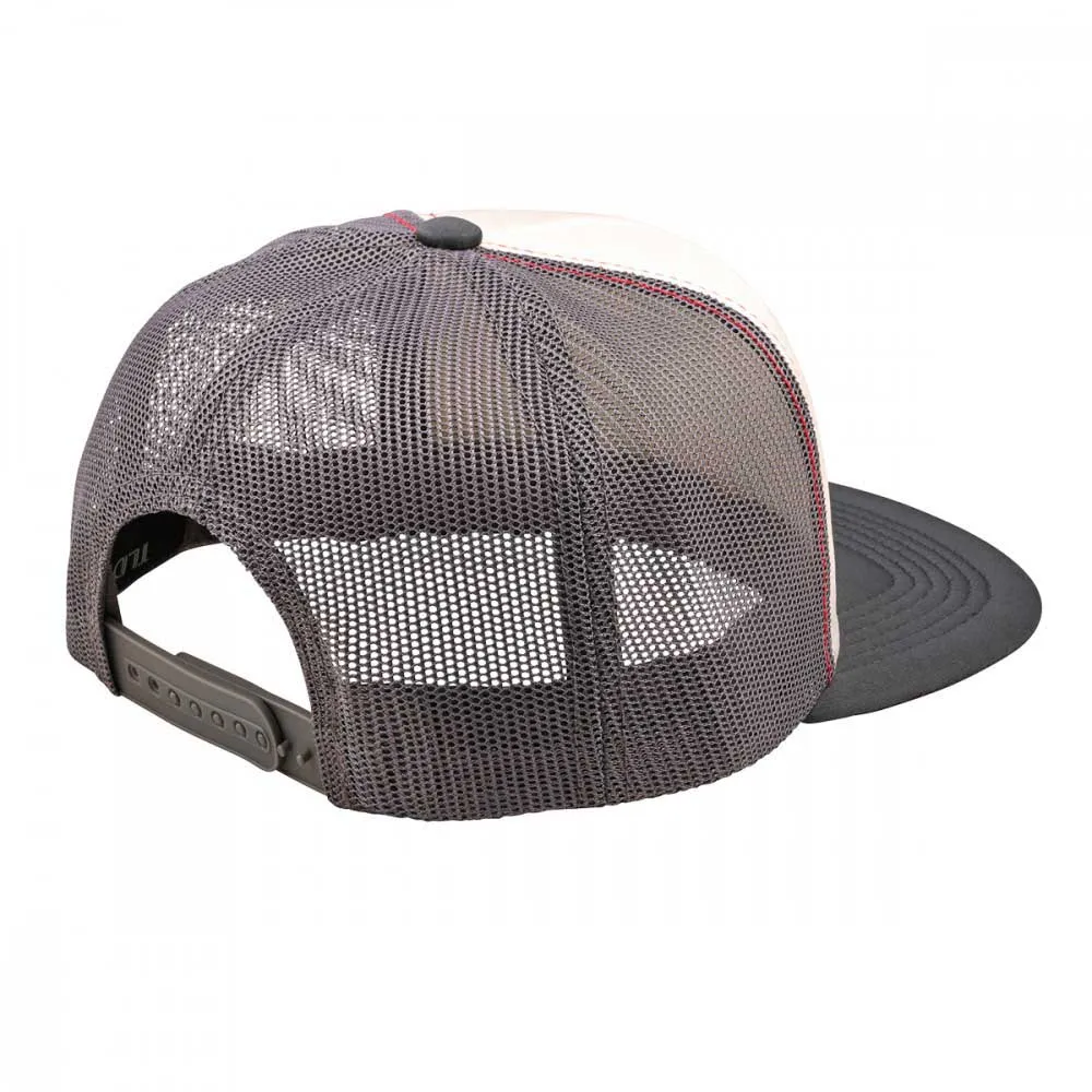 Troy Lee Designs Peace Out Trucker Vintage Cap, White carbon Troy Lee Designs Peace Out Trucker Vintage Cap, White carbon