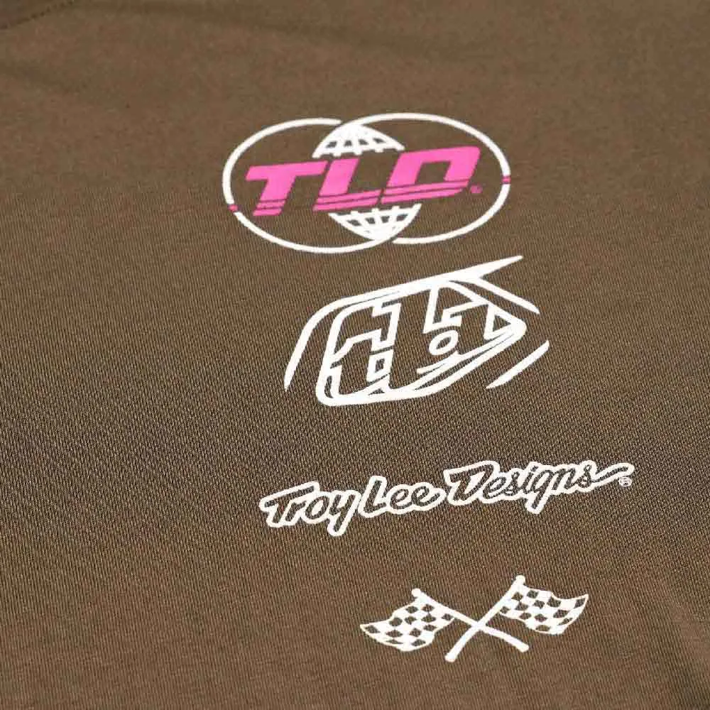 Troy Lee Designs Skyline Ride Worldwide Langarmet T-skjorte