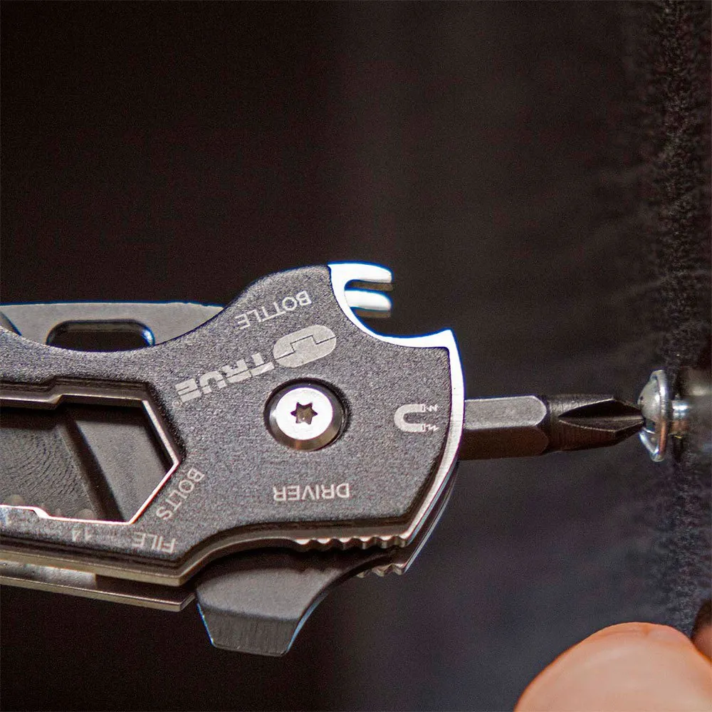 True Utility Smartknife+-the Knife+ 15 Essential Tools Multiverktøy, Silver, One Size