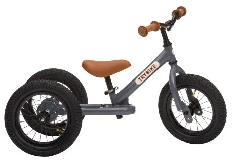 Trybike Balanse / Trehjuls løpesykkel, Antrasittgrå, Barnesykkel