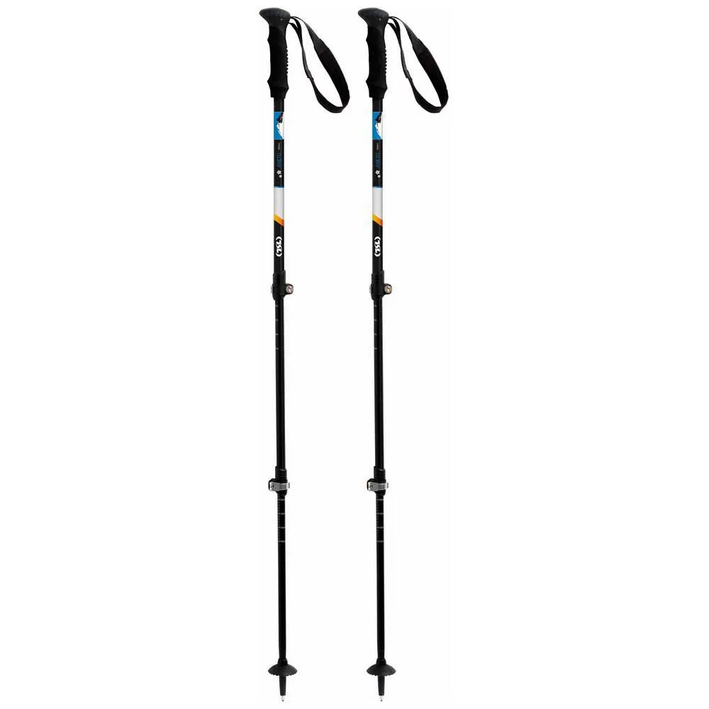 Tsl Outdoor Country Aluminium 3 Light Twist Aneto Spaserstokker, Black, 63-135cm Tsl Outdoor Country Aluminium 3 Light Twist Aneto Spaserstokker, Black, 63-135cm