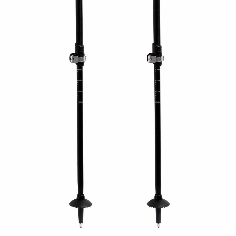 Tsl Outdoor Country Aluminium 3 Light Twist Aneto Spaserstokker, Black, 63-135cm Tsl Outdoor Country Aluminium 3 Light Twist Aneto Spaserstokker, Black, 63-135cm