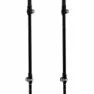 Tsl Outdoor Country Aluminium 3 Light Twist Aneto Spaserstokker, Black, 63-135cm